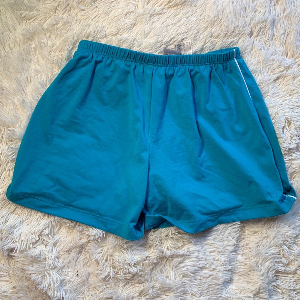 NIKE Athletic Shorts - Blue and White - Size Small